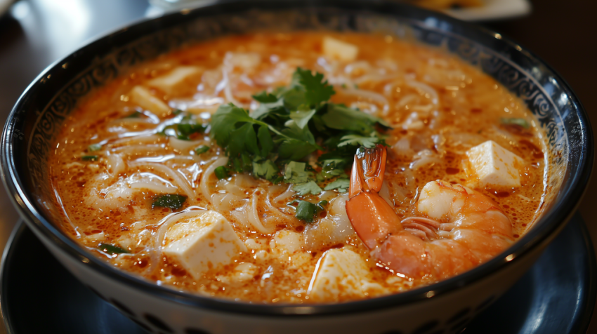 Vibrant Jamaican Jerk Chicken with Rice and Peas on Wooden Platter