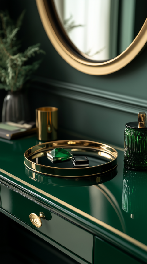 Rustic Kitchen Island with Woven Baskets and Herbs