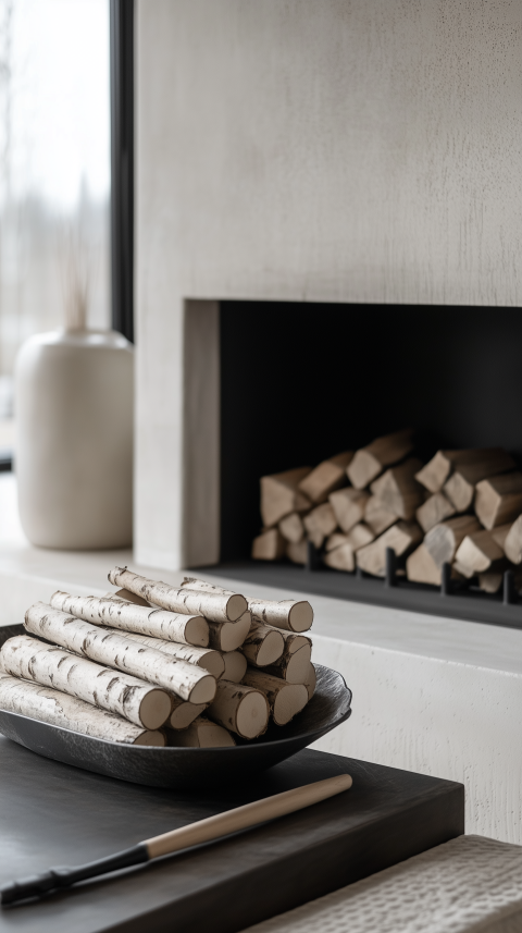 Nostalgic Record Player Console with Vinyl Albums and Smoked Glass Lid
